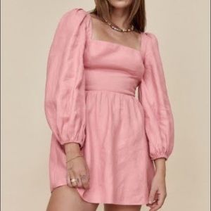 Reformation Brodie Linen dress